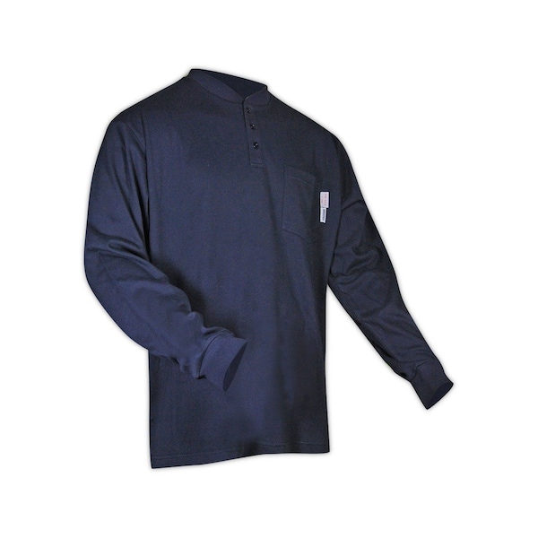 Sc65Dhn Dual-Hazard 6.5 Oz. Fr Long Sleeve Henley,